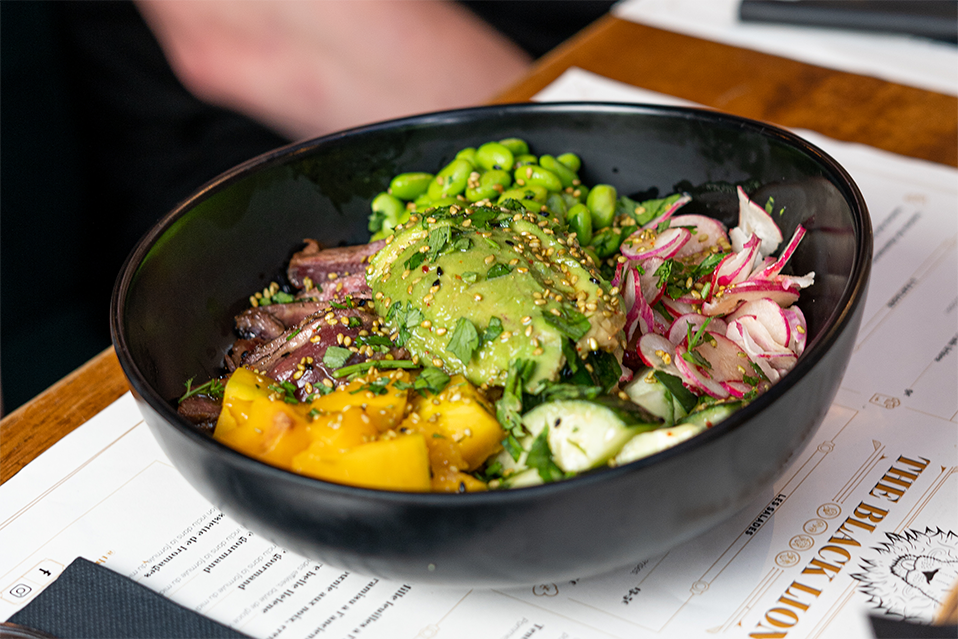 the black lion plat poke bowl