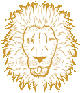 the black lion logo lion or fond blanc